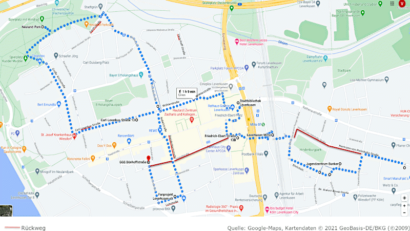 Karte fur QR Ralley
