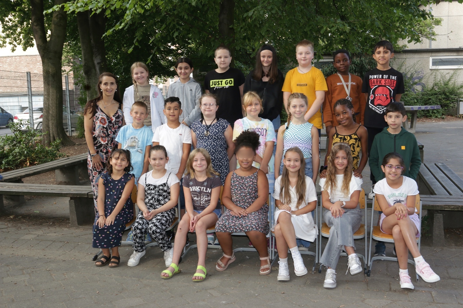 Klassenfoto Klasse 4a 2022